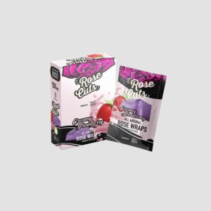 BOX PURPLE ROSE CUTS CREAMY STRAWBERRY