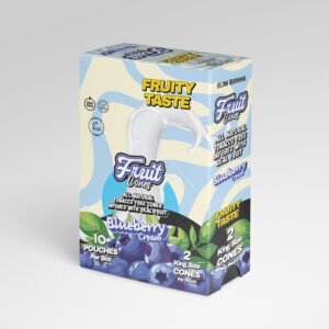 BOX BLUEBERRY CREAM FRUIT CONES