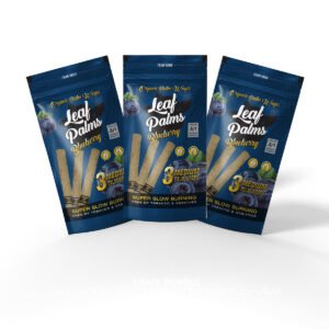 3 PACK LEAF PALMS BLUEBERRY SLIM SIZE