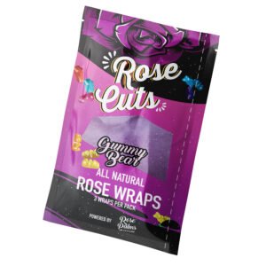 PURPLE GUMMY BEAR ROSECUT WRAPS - SINGLE POUCH