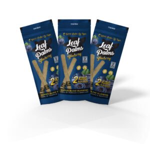3 PACK LEAF PALMS BLUEBERRY KING SIZE