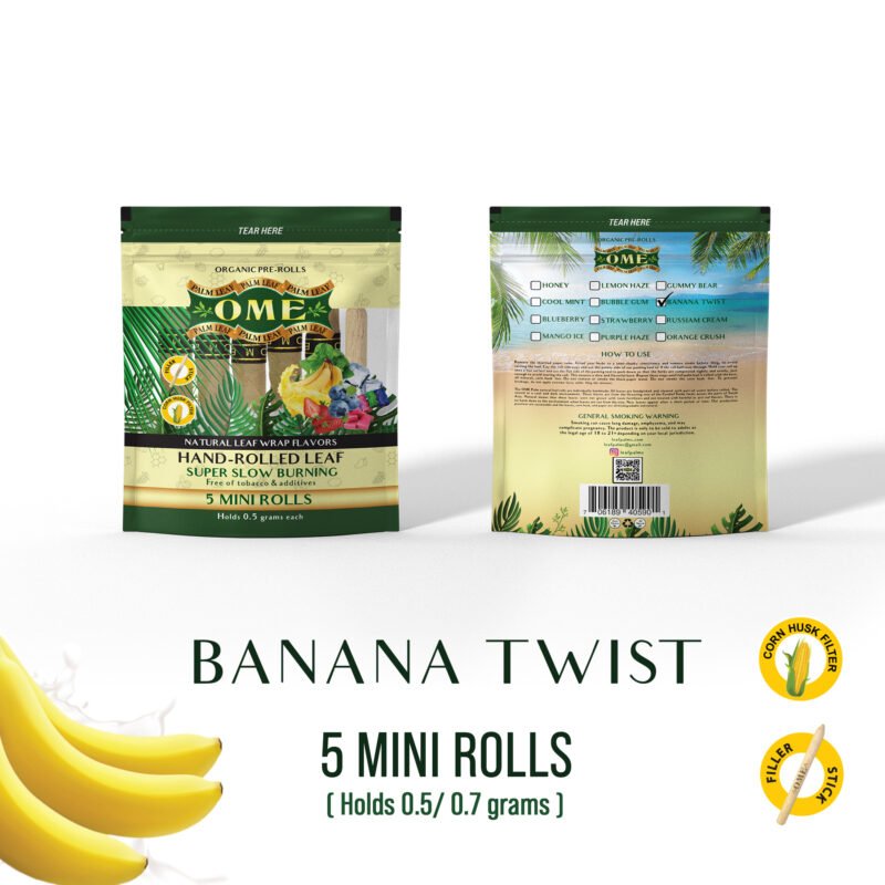 Banana Twist - 3 Pack Mini Wraps