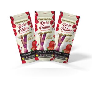 3 PACK ROSE PALM CREAMY STRAWBERRY KING SIZE