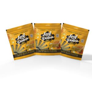 3 PACKS LEAF PALMS MINI SIZE HONEY "15 COUNT"