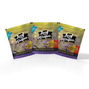 3 PACKS LEAF PALMS MINI SIZE GUMMY BEAR "15 COUNT"