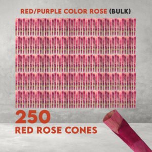 BULK KING SIZE RED CONES 250