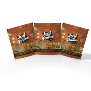 3 PACKS LEAF PALMS MINI SIZE RUSSIAN CREAM "15 COUNT"