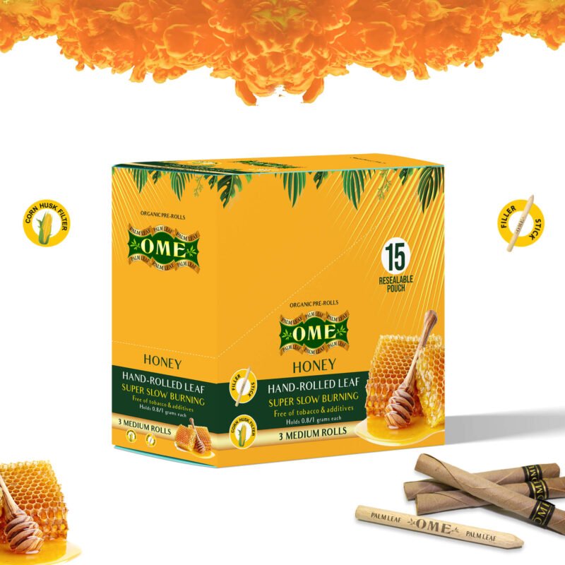 Box of 45 MEDIUM Wraps - Honey Flavor