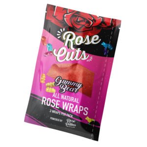 PINK GUMMY BEAR ROSECUT WRAPS - SINGLE POUCH