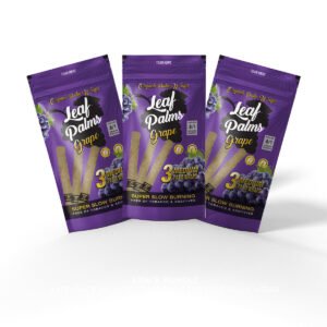 3 PACK LEAF PALMS GRAPE SLIM SIZE