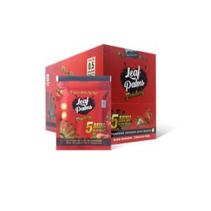 BOX OF LEAF PALMS MINI STRAWBERRY "100 COUNT"