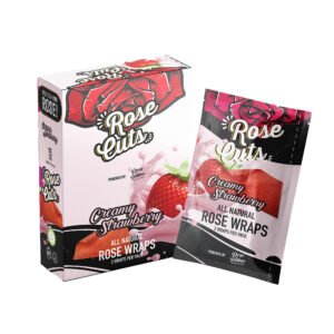 "BOX" PINK CREAMY STRAWBERRY ROSECUTS WRAPS