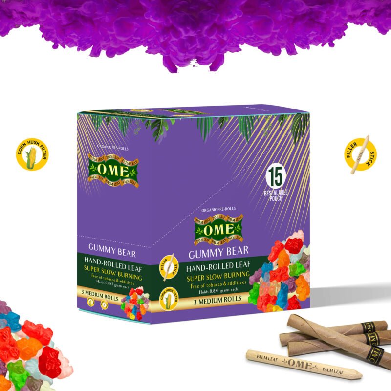 Box of 45 MEDIUM Wraps - Gummy Bear Flavor