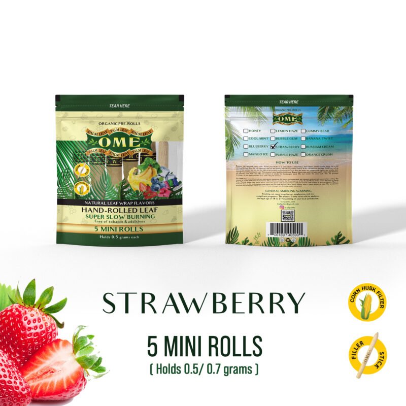Strawberry - 3 Pack Mini Wraps