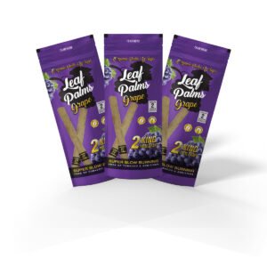 3 PACK LEAF PALMS GRAPE KING SIZE