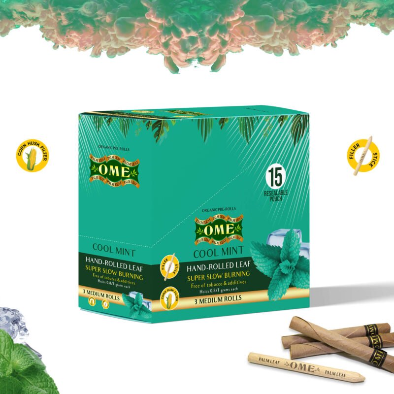 Box of 45 MEDIUM Wraps - Cool Mint Flavor